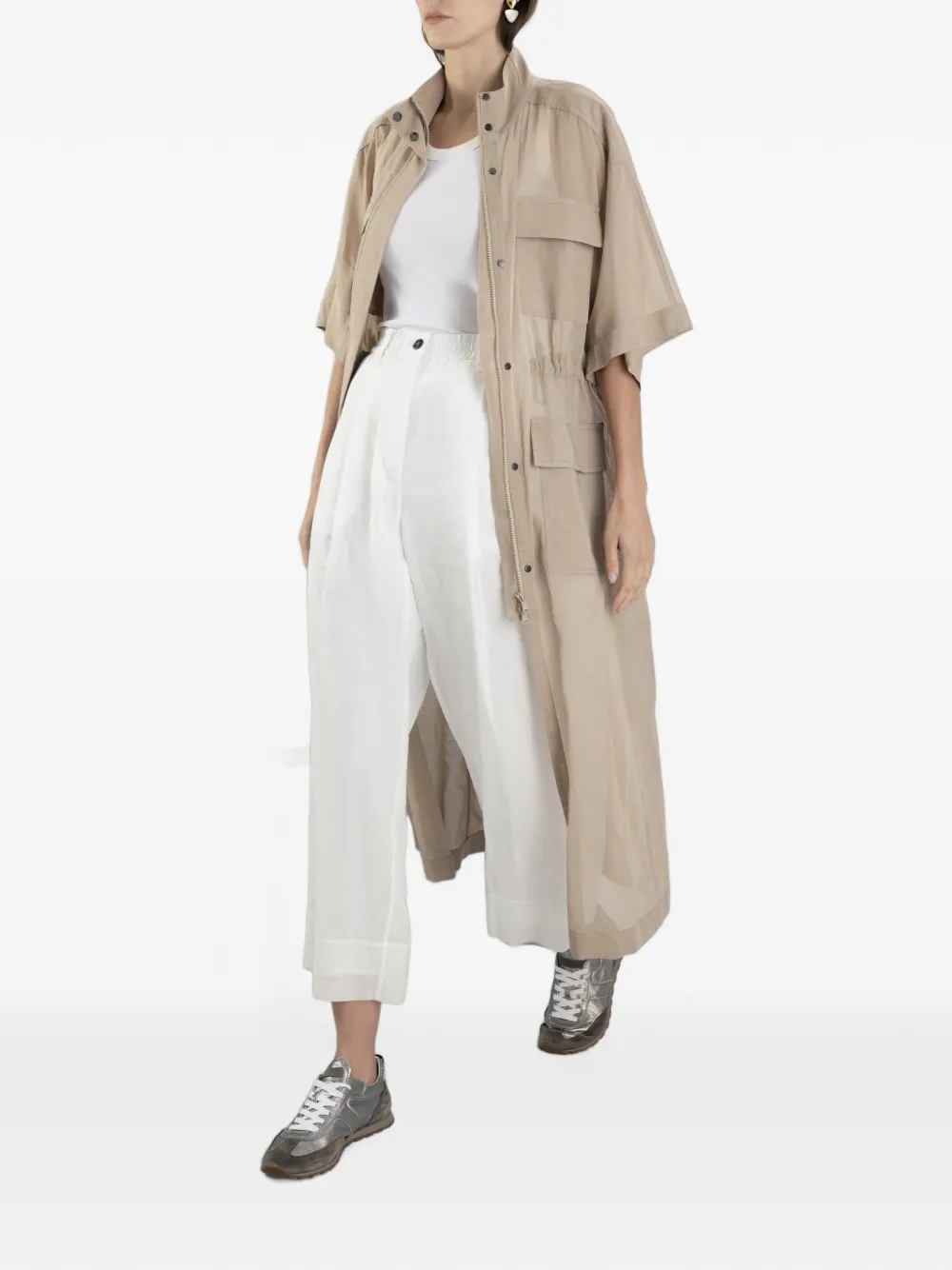 Brunello Cucinelli Cargo blousejurk Beige