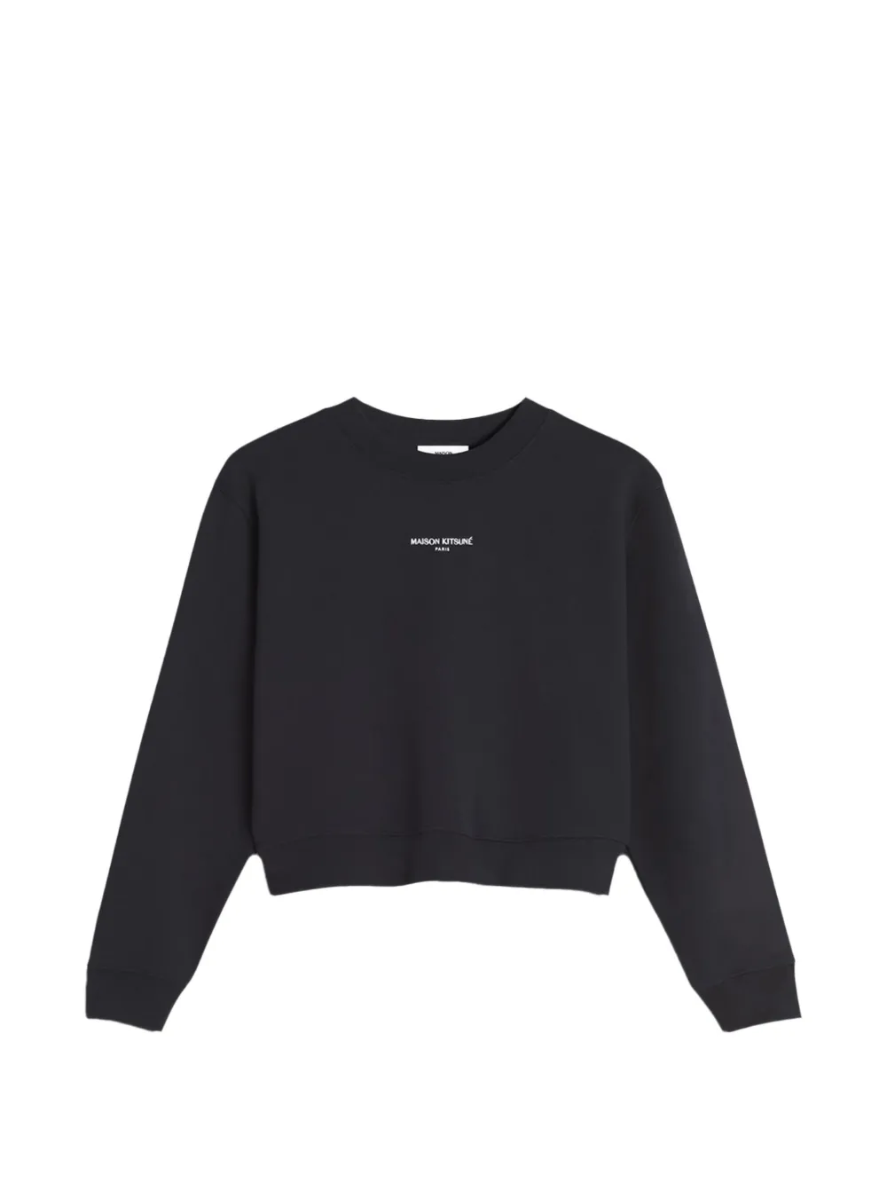 Maison Kitsuné logo-print sweatshirt - Nero