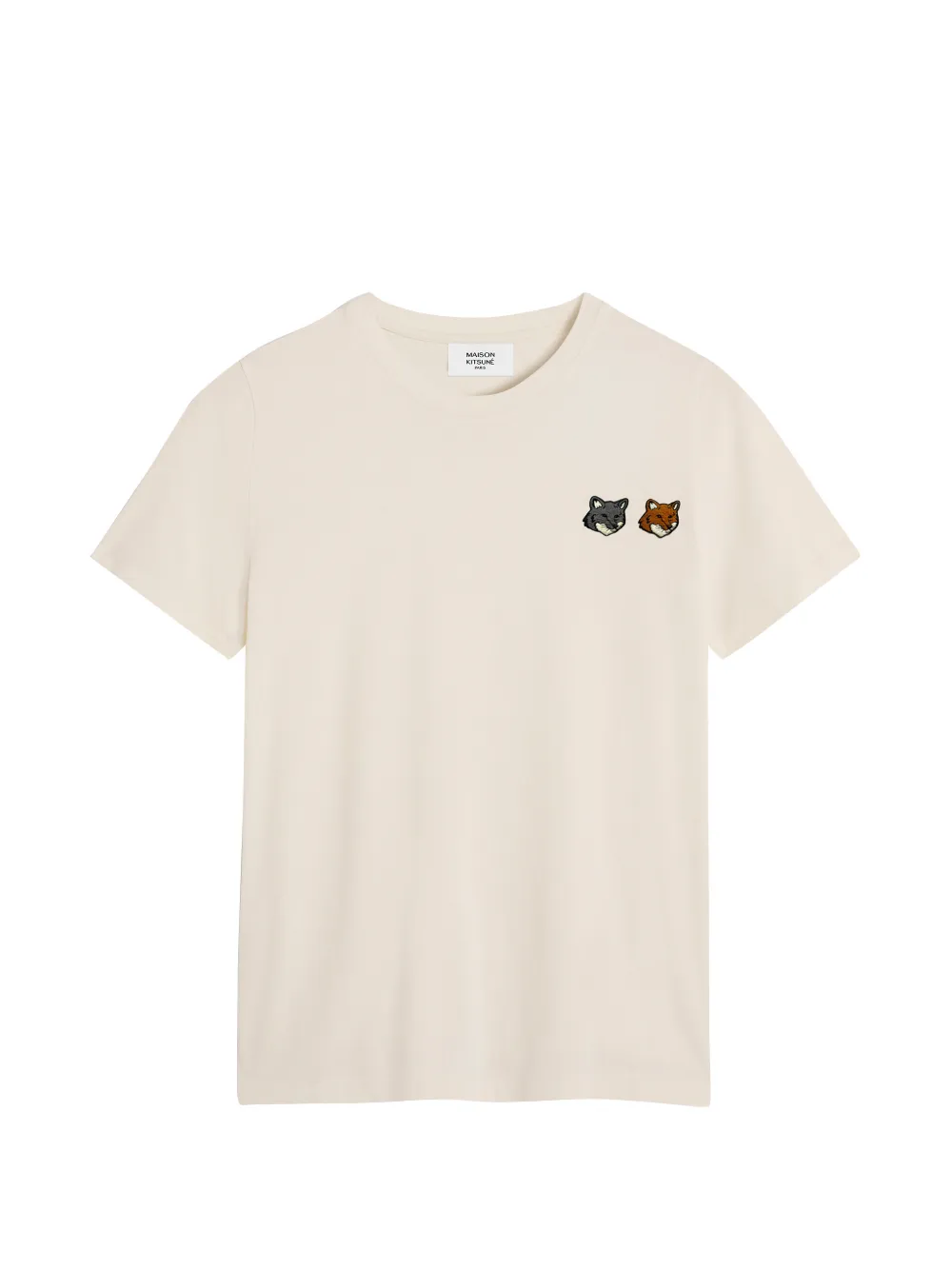 Maison Kitsuné Double Fox Head patch T-shirt · S