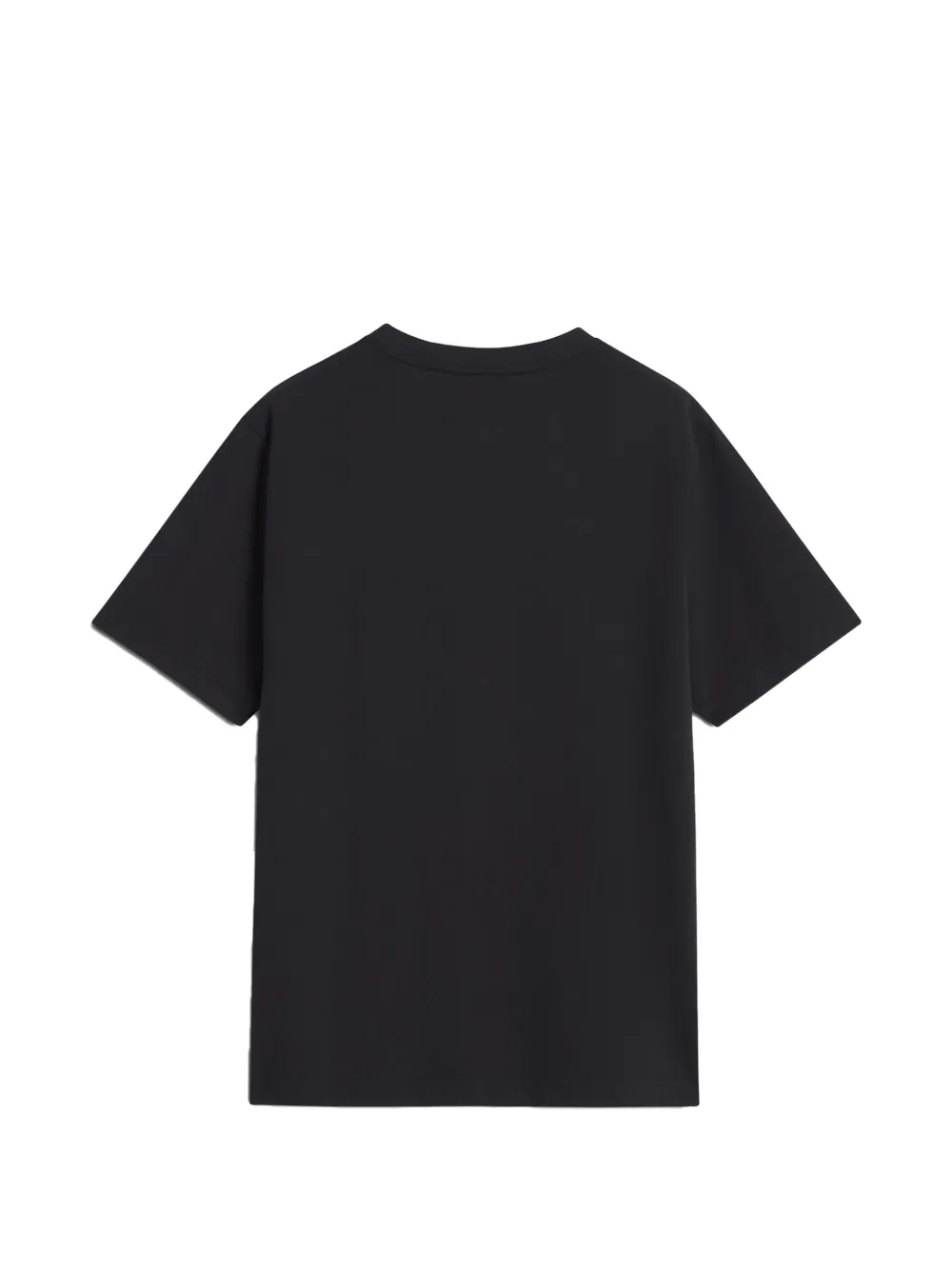 Maison Kitsuné T-shirt met geborduurd logo Zwart
