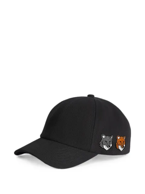 Maison Kitsuné logo-patch cap