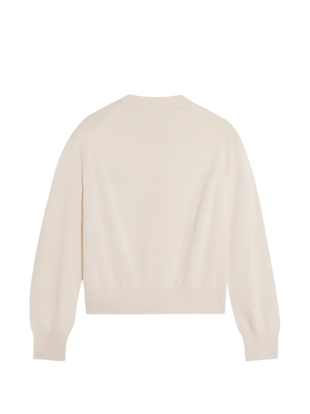 Maison Kitsuné Vest met dubbele vossenkop-patch Beige