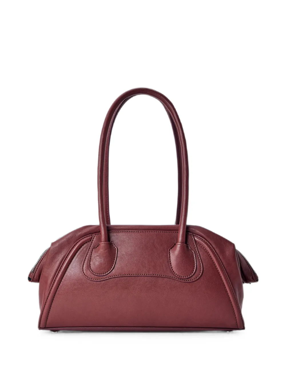 Vivienne Westwood Kleine leren schoudertas met logoplakkaat Rood