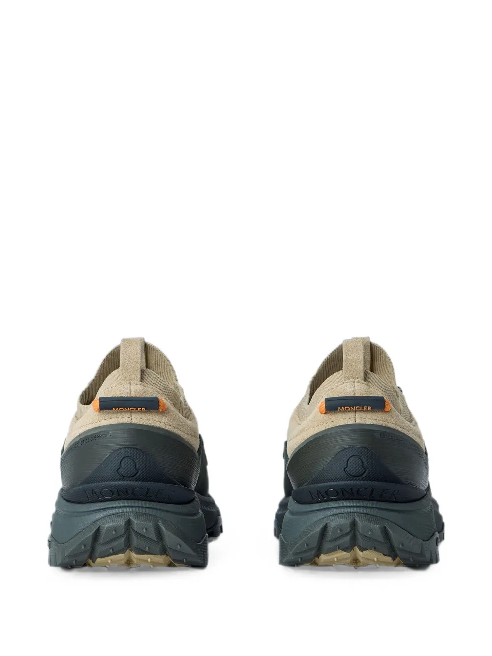 Moncler reinforced-panel track sneakers Beige