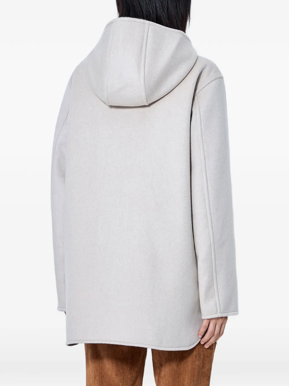 Moncler Hemiptere 3-in-1 wollen en kasjmier donsjack met capuchon Beige