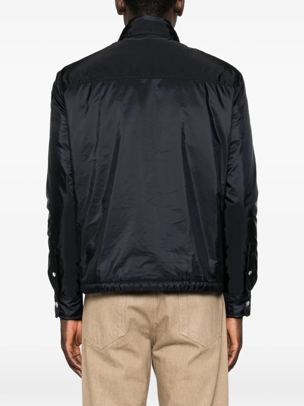 Moncler Jack met logopatch Blauw