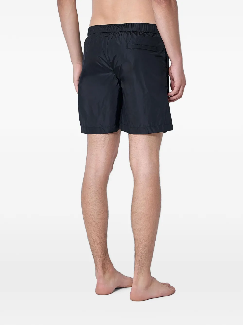 Moncler Zwembroek met elastische taille Zwart