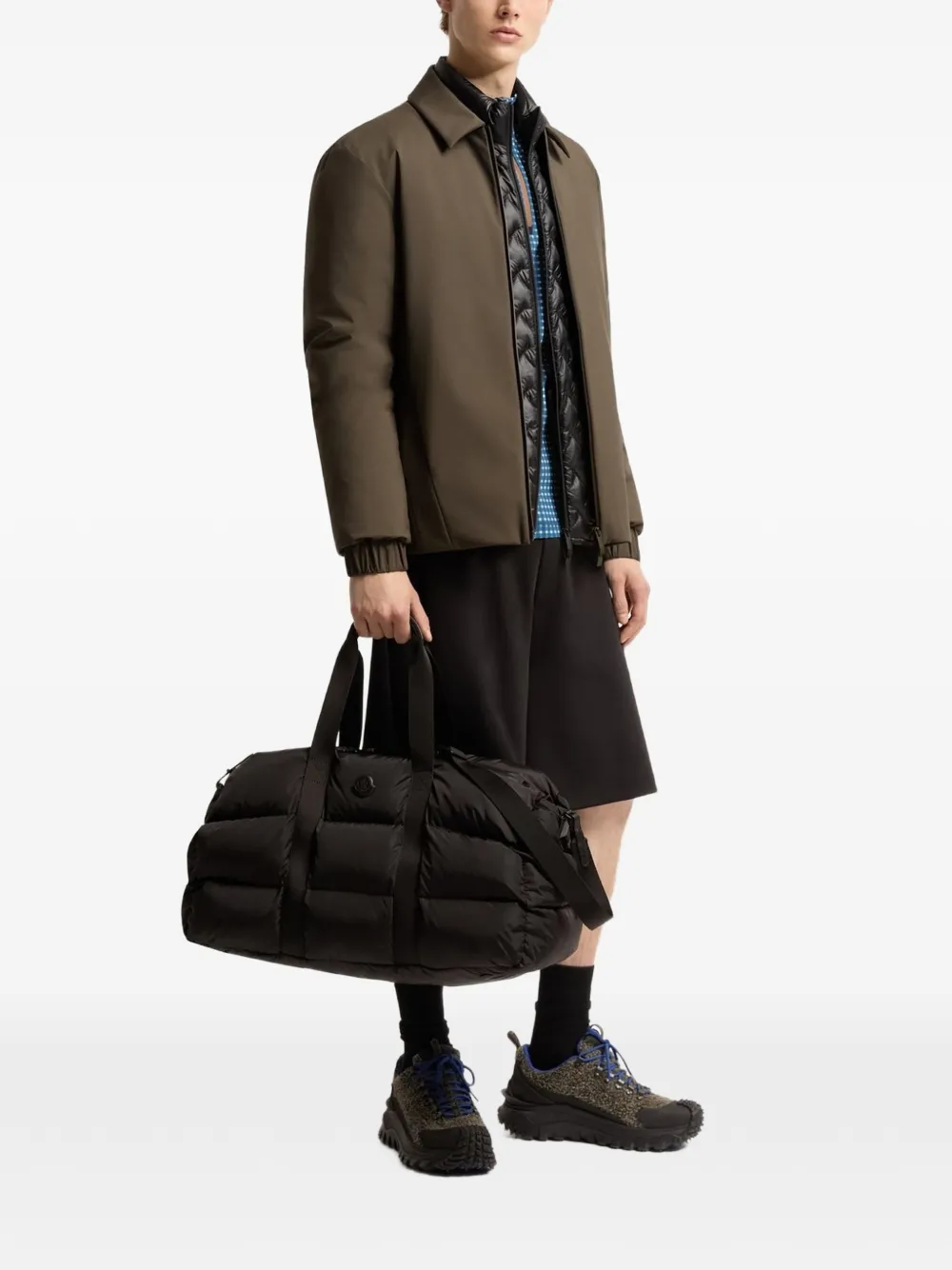 モンクレール　ヴィンテージ　ダッフルバッグ　キャメル　★レア Moncler Caradoc ダッフルバッグ | ブラック | FARFETCH JP