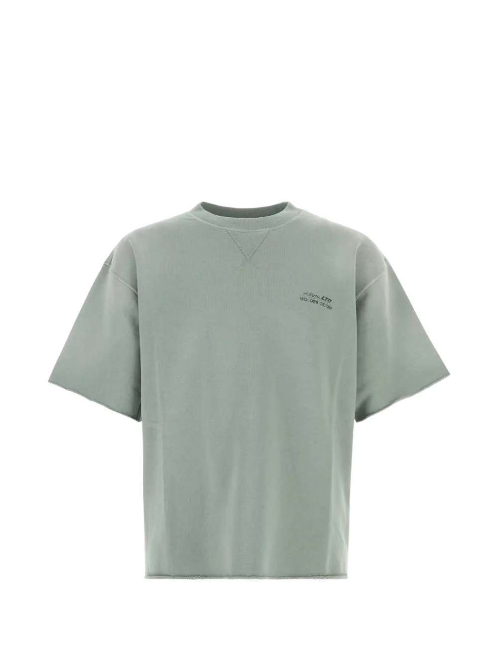 Golden Goose T-Shirt mit Rundhalsausschnitt - Grün