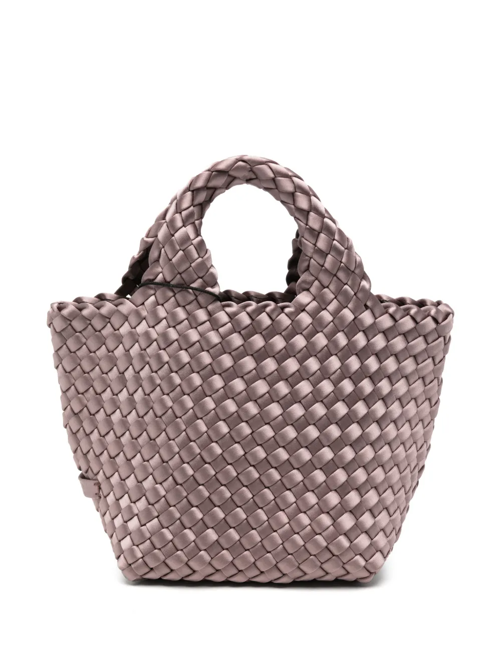 NAGHEDI mini St. Barths satin tote bag - Violett