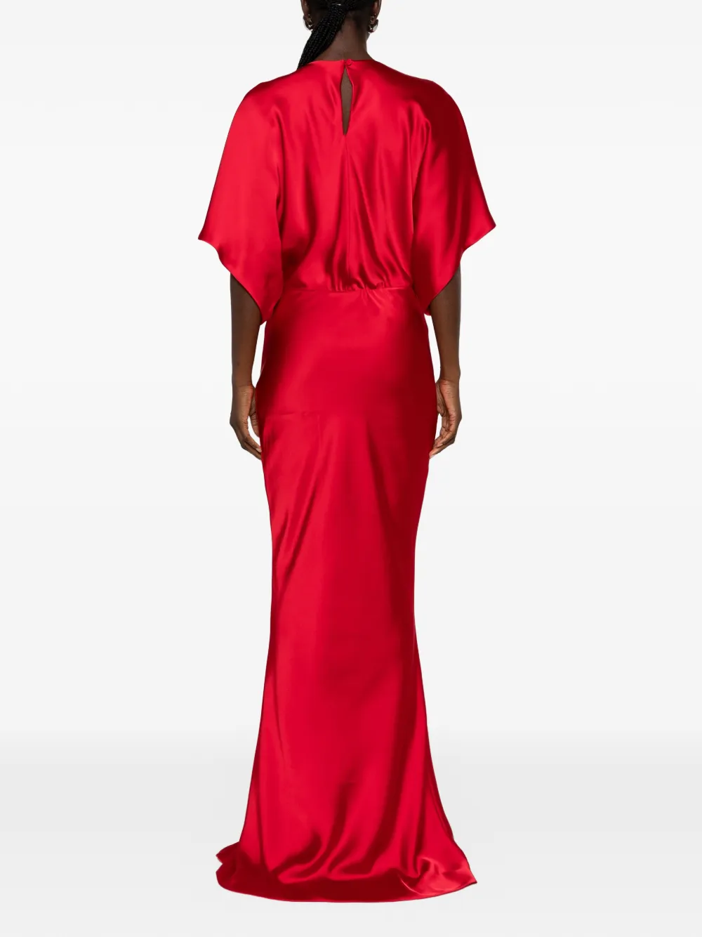 Norma Kamali Reverse Obie dress Rood