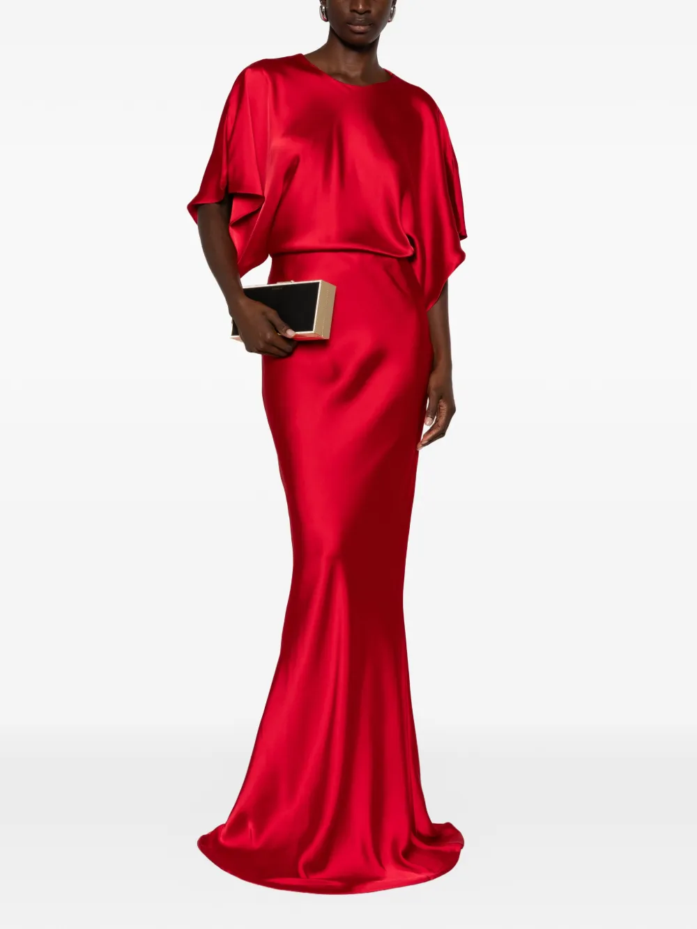 Norma Kamali Reverse Obie dress Rood