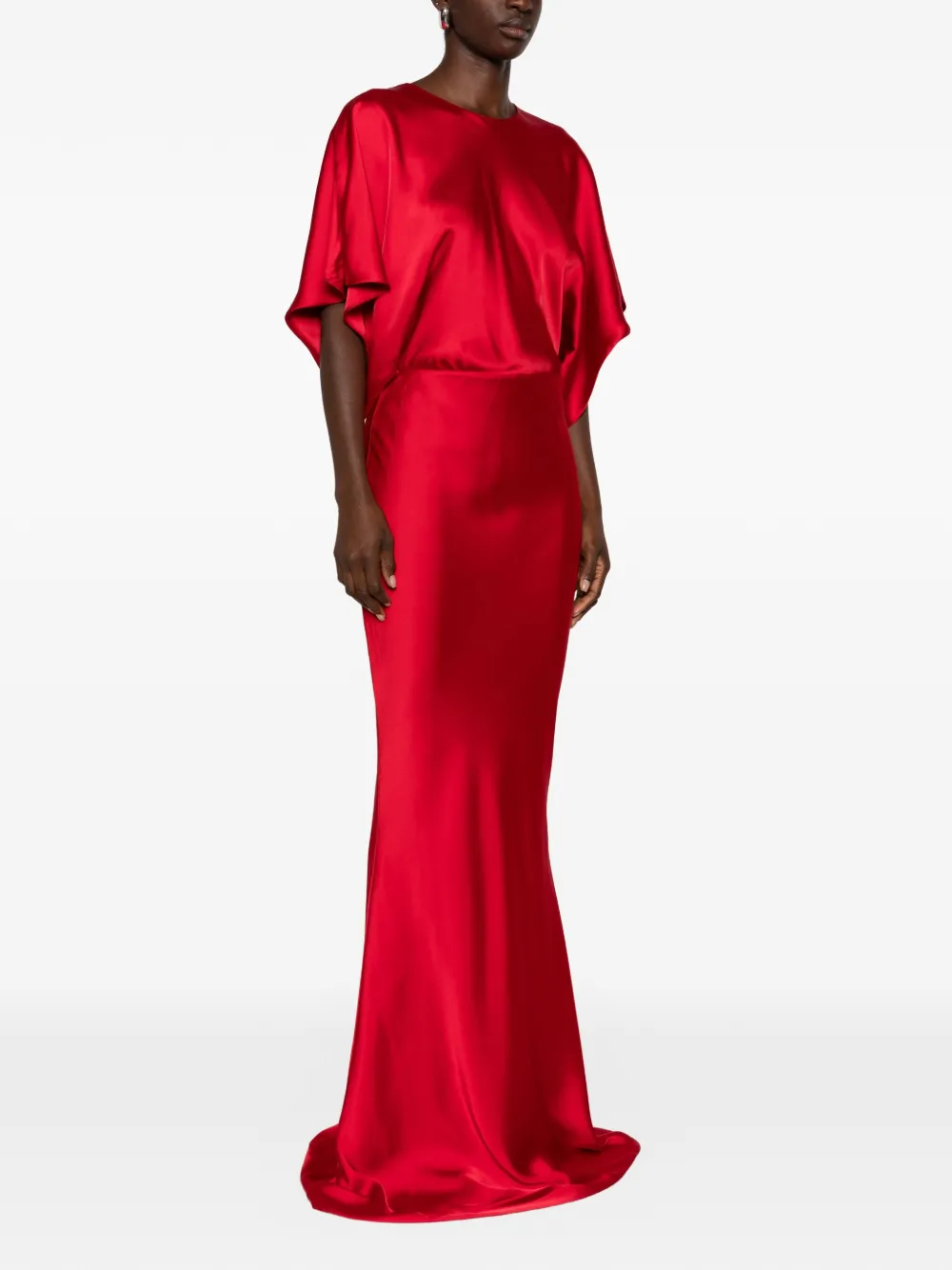 Norma Kamali Reverse Obie dress Rood