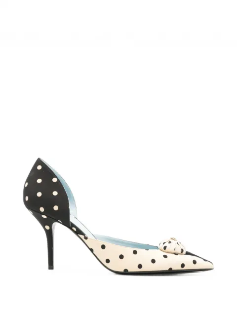 Valentino Garavani Coeur Royal polka-dot d'Orsay pumps