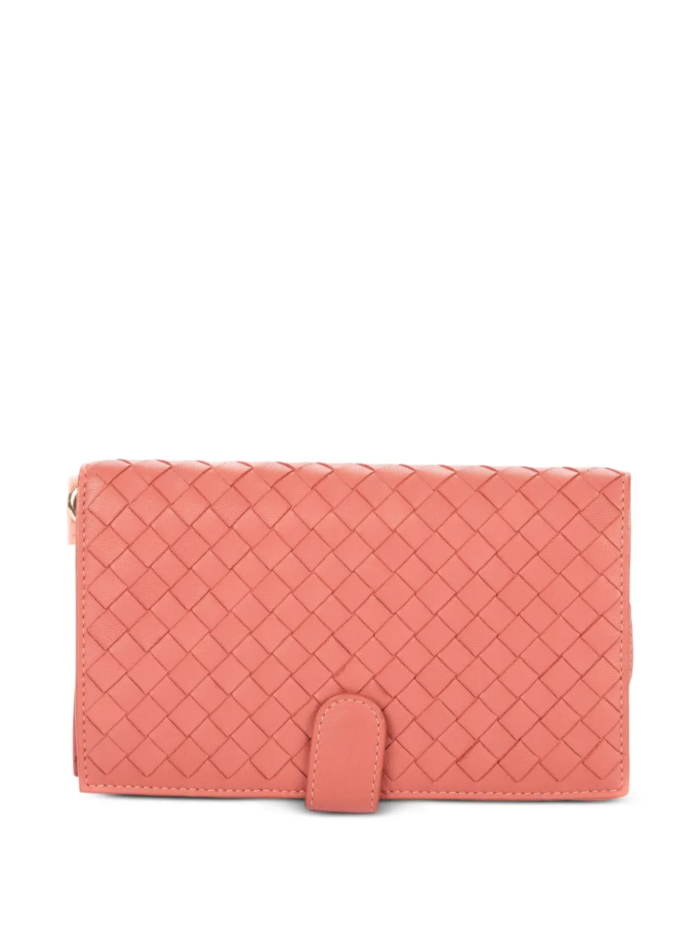 Bottega Veneta Pre-Owned Intrecciato continental wallet - Rosa