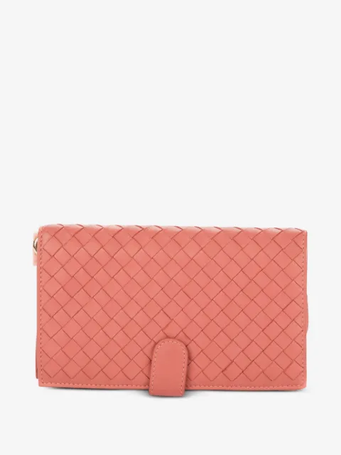 Bottega Veneta Pre-Owned portefeuille continental à tressage Intrecciato