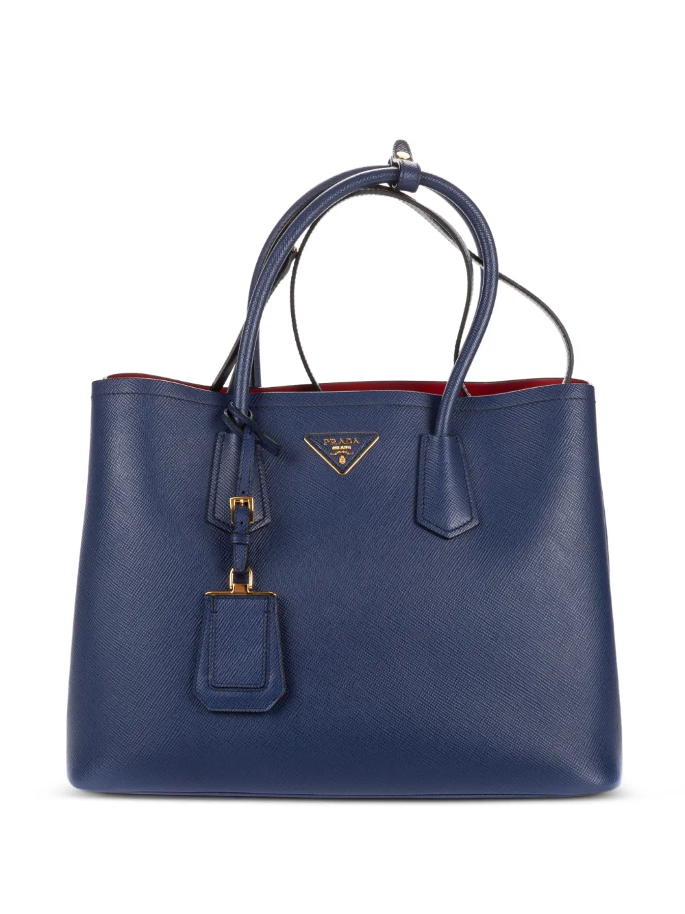 Prada Pre-Owned Cuir Double tote bag - Blau