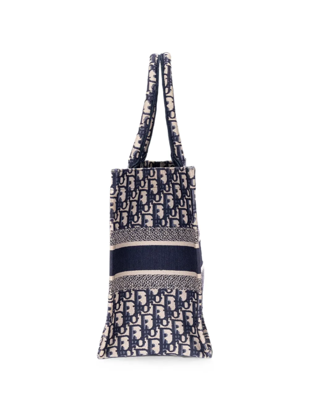 Dior Pre-owned Book Oblique Tote Bag in Blue, view 5