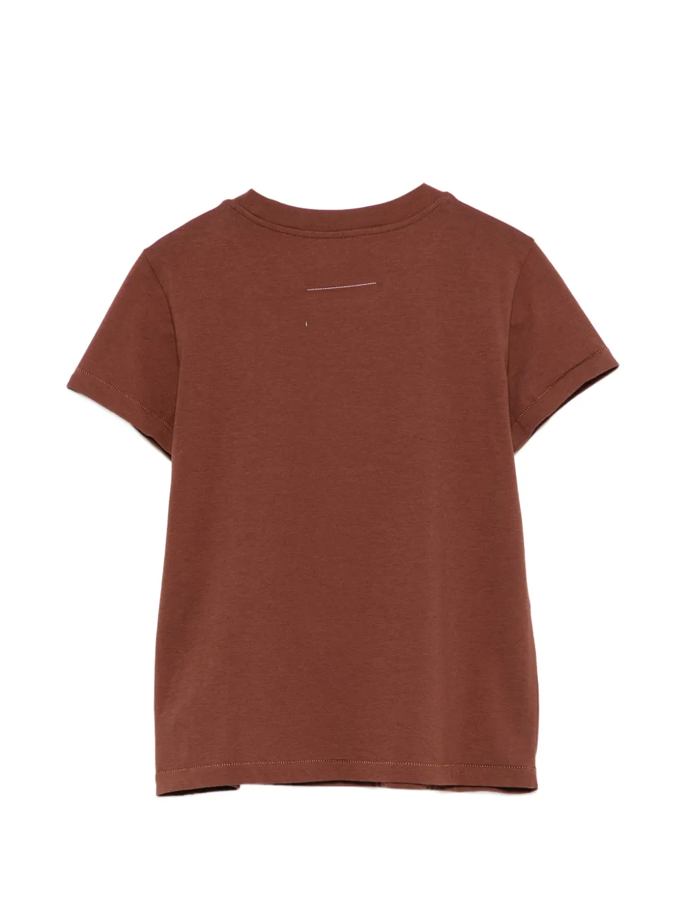 MM6 Maison Margiela T-shirt met appelprint Bruin