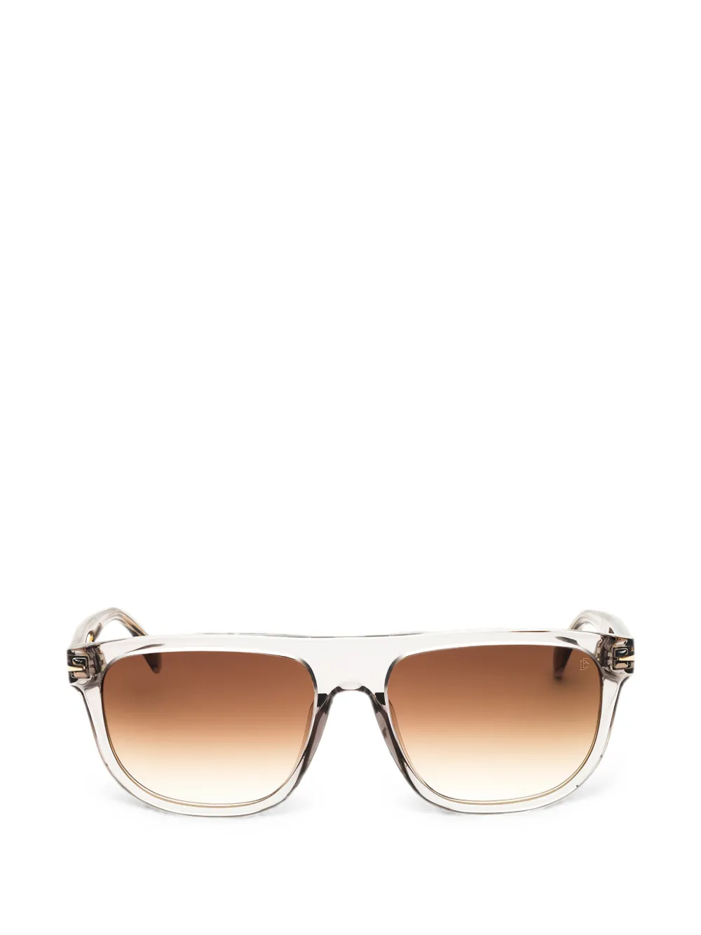 DAVID BECKHAM EYEWEAR square-frame sunglasses - Bianco