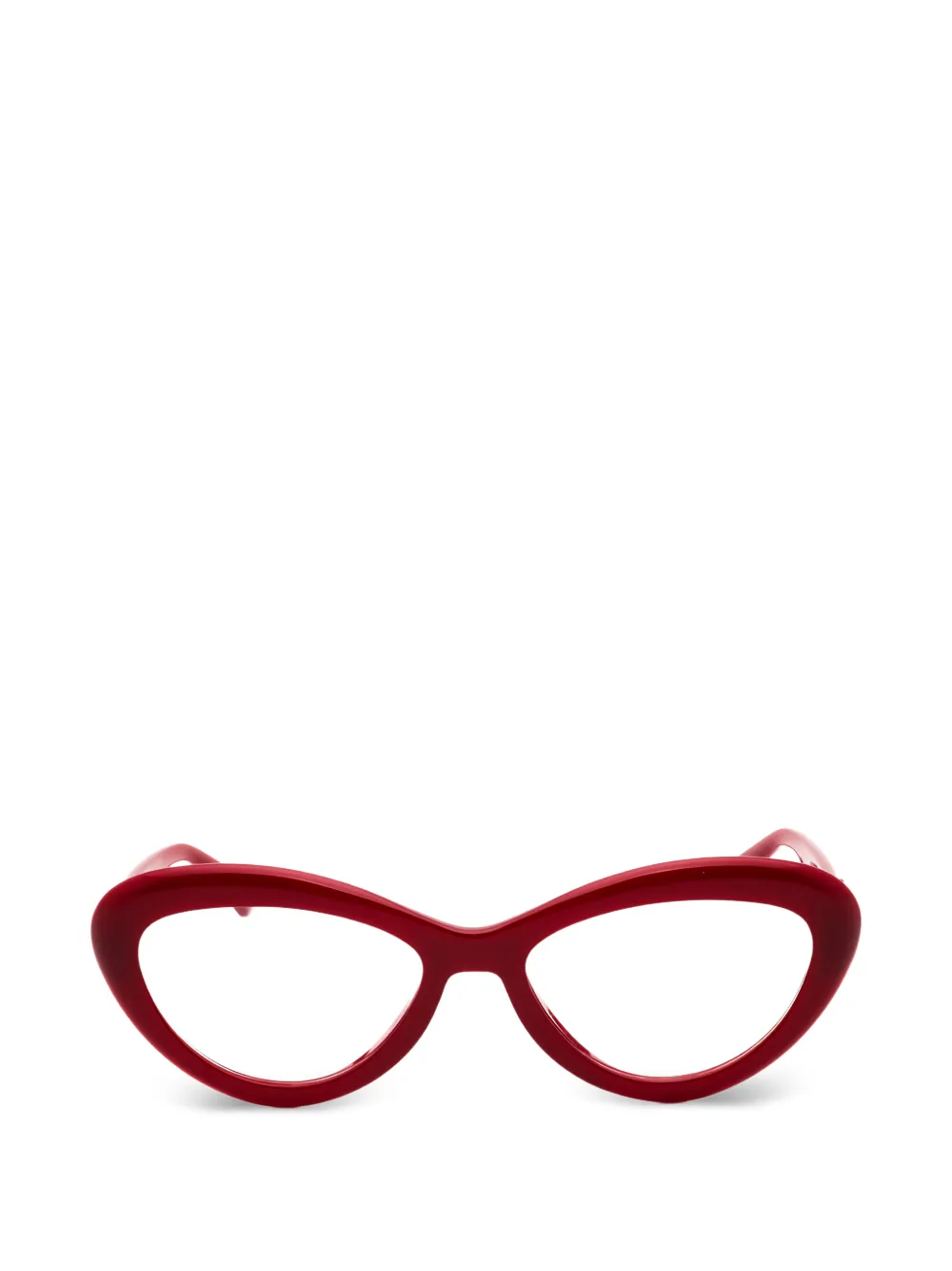 Moschino Eyewear cat-eye-frame glasses - Rosso
