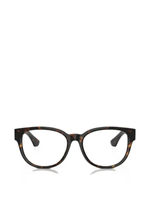 Burberry tortoiseshell-effect round-frame glasses