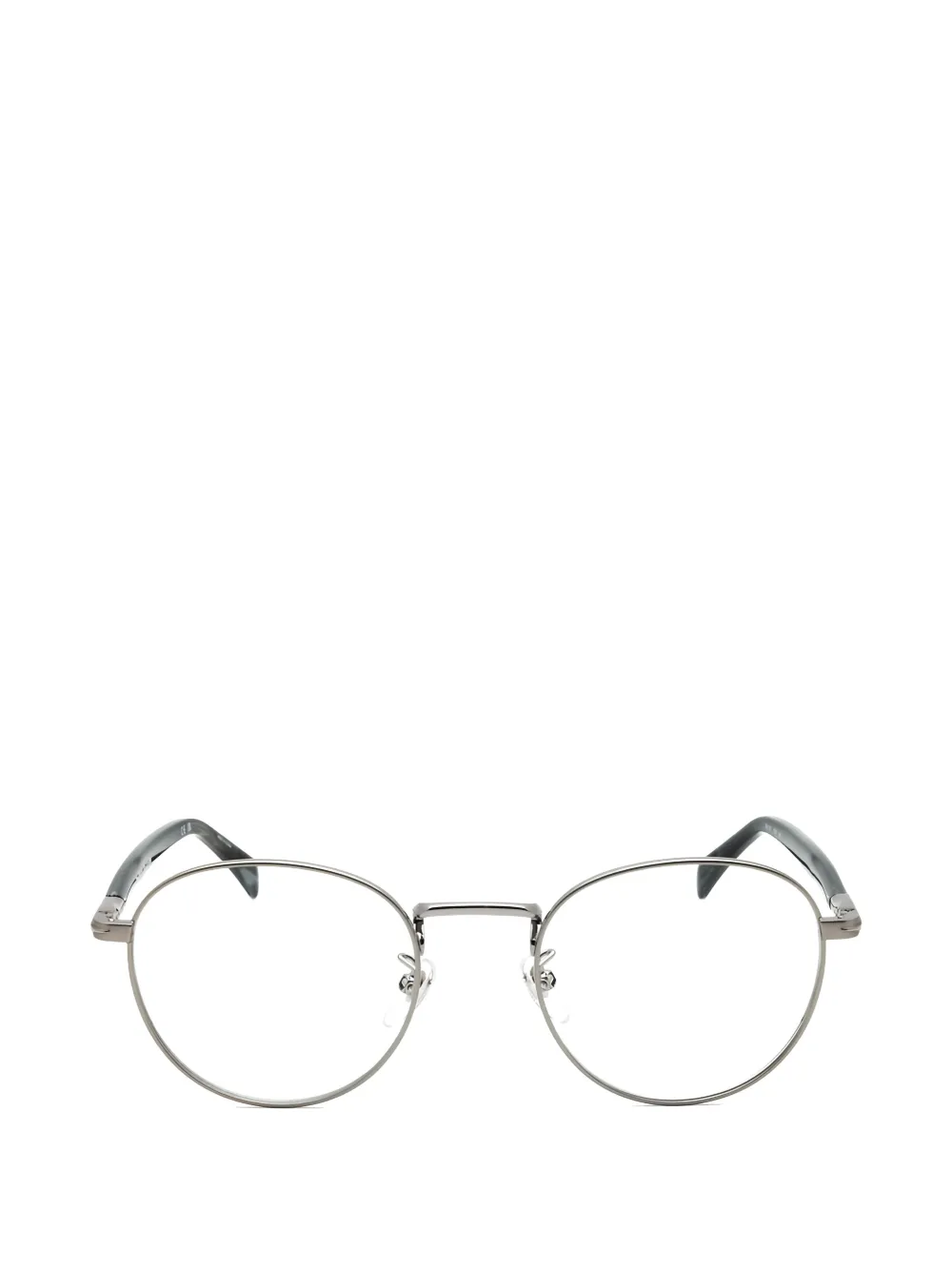 DAVID BECKHAM EYEWEAR round-frame glasses - Argento