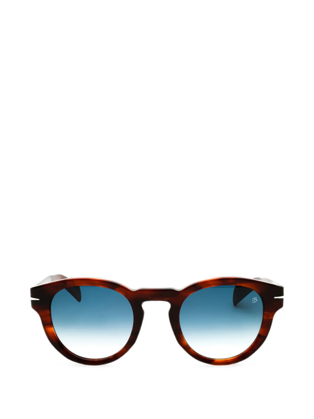 DAVID BECKHAM EYEWEAR round-frame sunglasses - Marrone