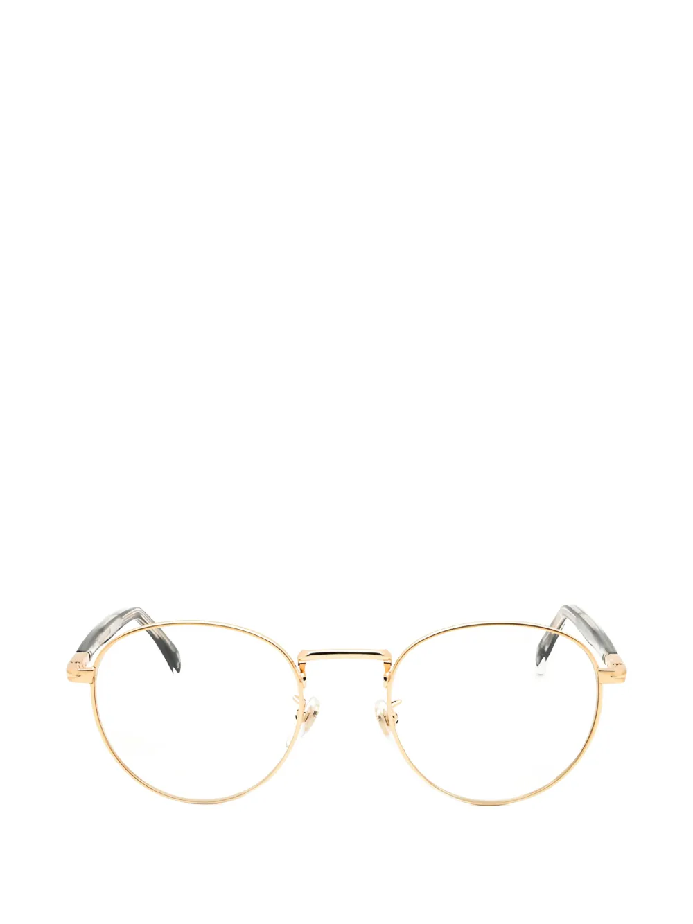 DAVID BECKHAM EYEWEAR round-frame glasses - Oro