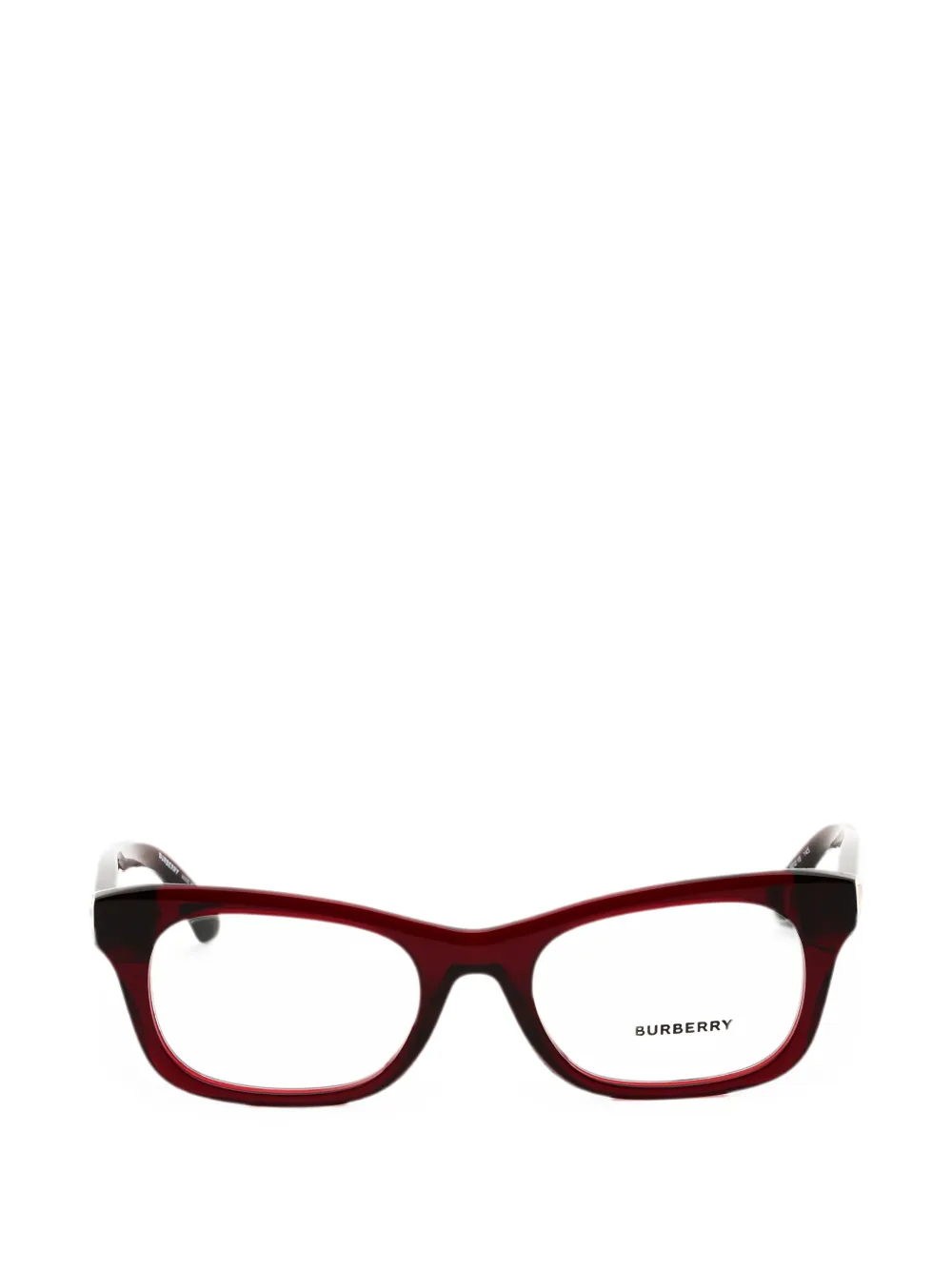 Burberry Eyewear rectangle-frame glasses - Rosso