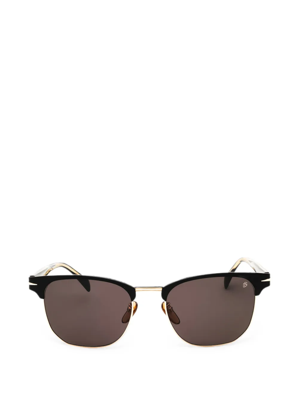 DAVID BECKHAM EYEWEAR browline-frame sunglasses - Schwarz
