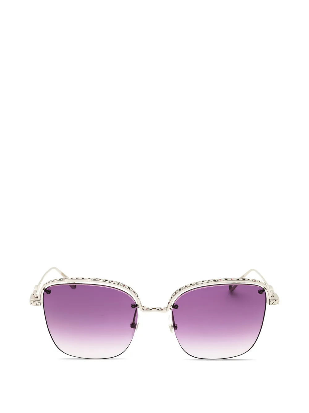 Chopard Eyewear logo-detail sunglasses - Argento