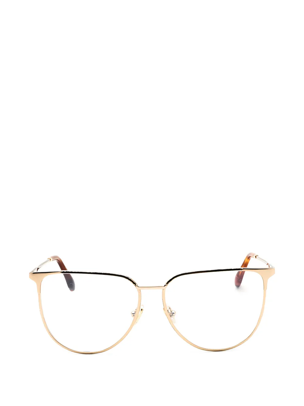 Victoria Beckham Eyewear oval-frame glasses - Gold