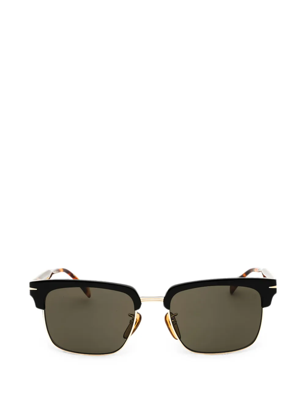 DAVID BECKHAM EYEWEAR browline-frame sunglasses - Nero