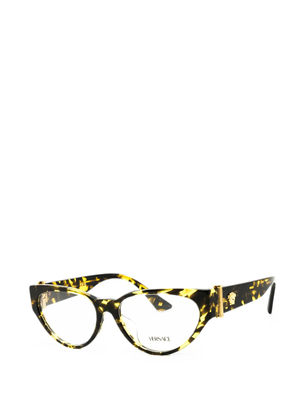 Versace Eyewear Bril met cat-eye montuur Bruin