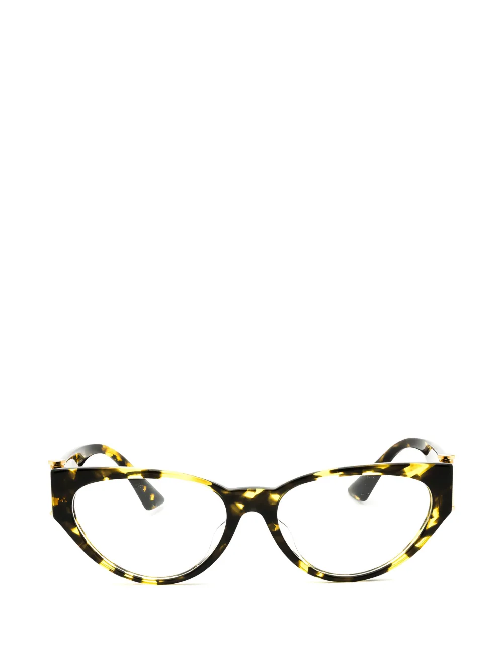 Versace Eyewear cat-eye-frame glasses - Marrone