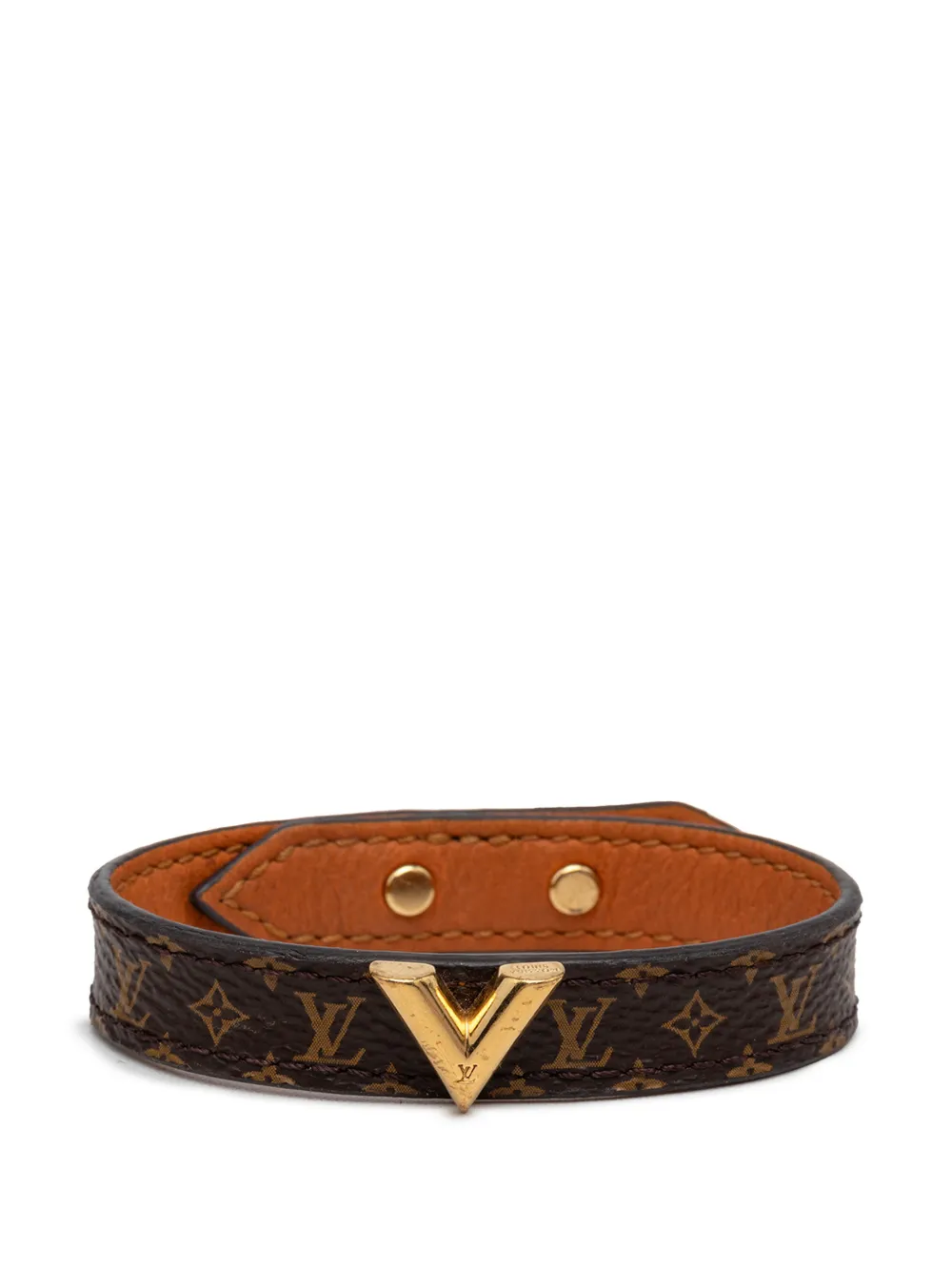 Louis Vuitton Pre-Owned 2010-2026 Monogram Essential V Bracelet costume bracelet - Marrone