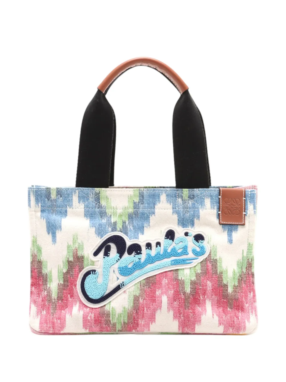 Loewe Pre-Owned 2010-2026 Paula's Ibiza Canvas Beach Cabas tote bag - Bianco