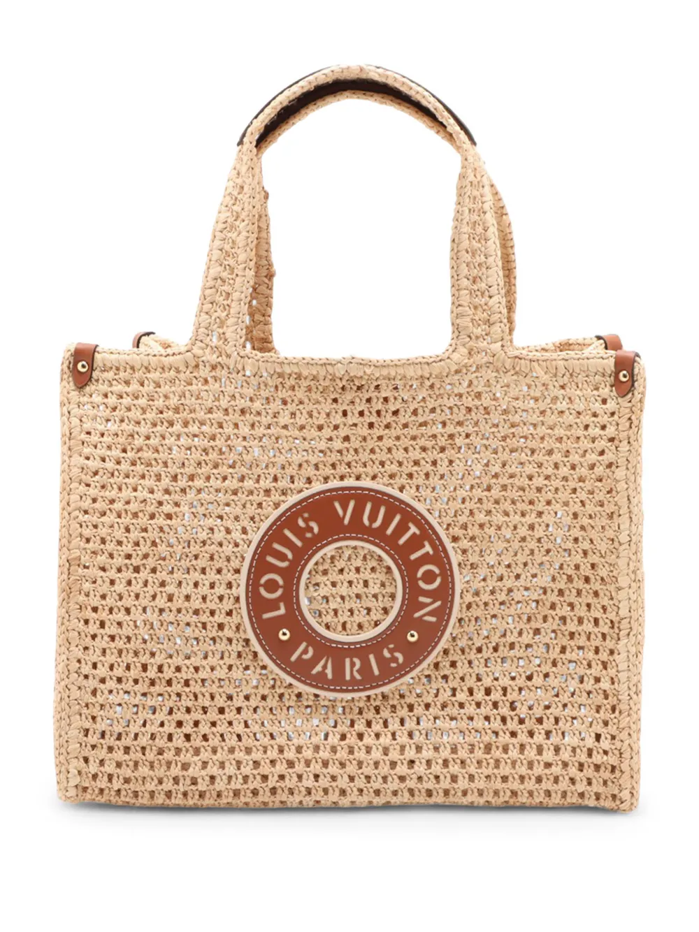 Louis Vuitton Pre-Owned 2021-2026 Raffia LV by the Pool OnTheGo MM tote bag - Toni neutri