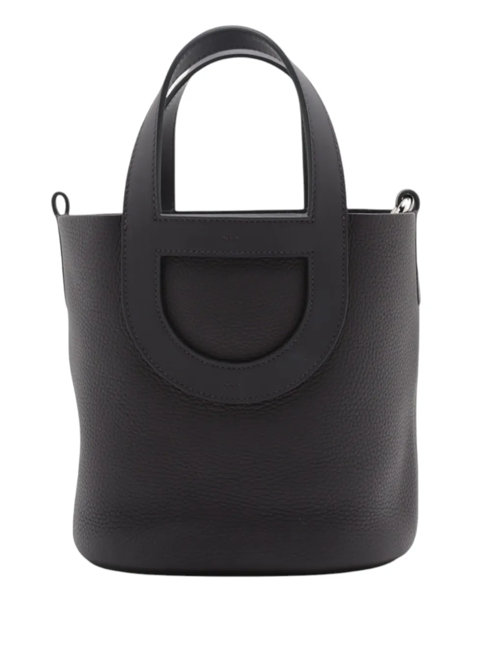 Hermès Pre-Owned 2024 Clemence and Swift In The Loop 18 handbag - Nero