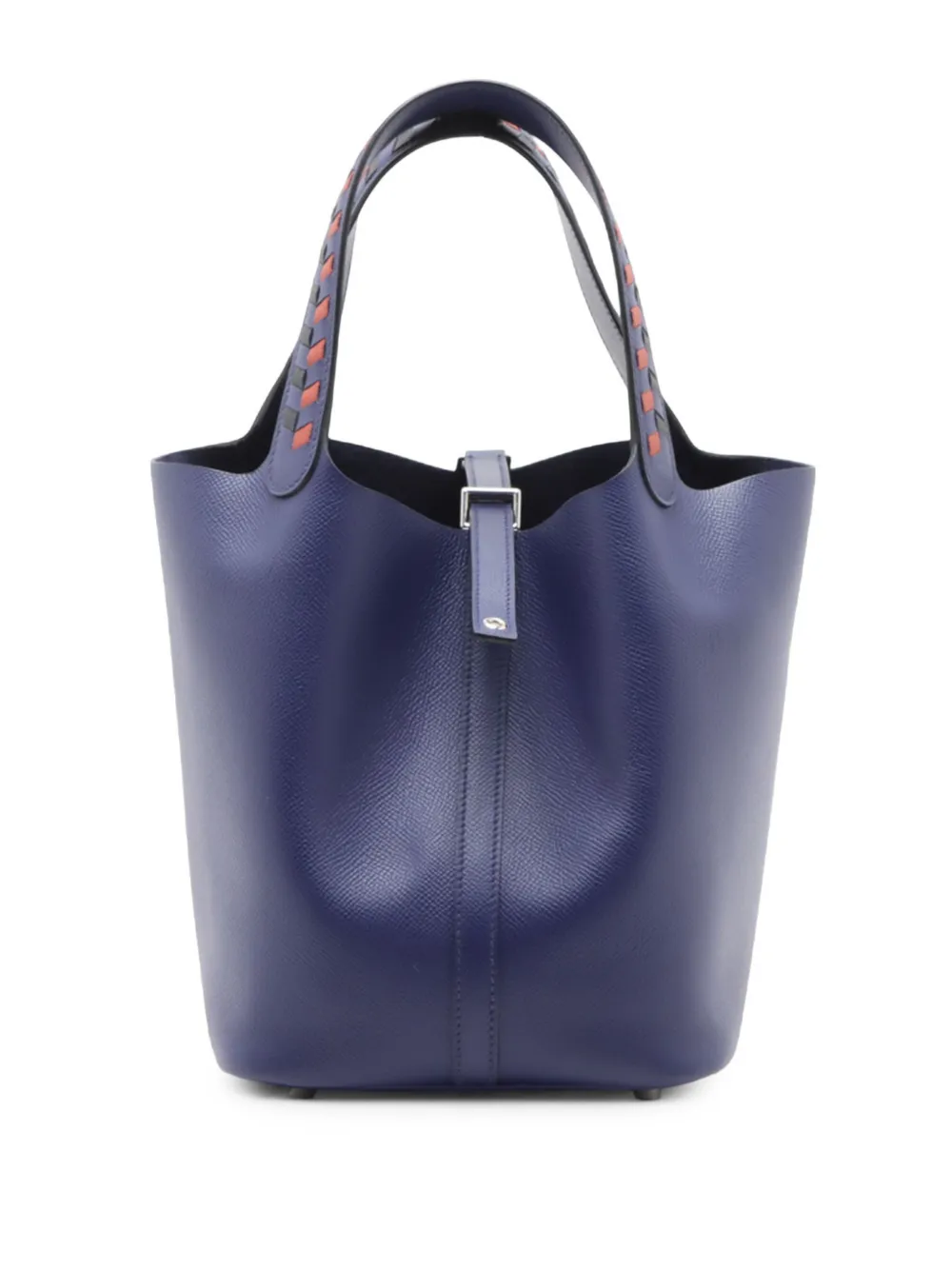 Hermès Pre-Owned 2019 Epsom Tressage Picotin Lock 22 handbag - Blu