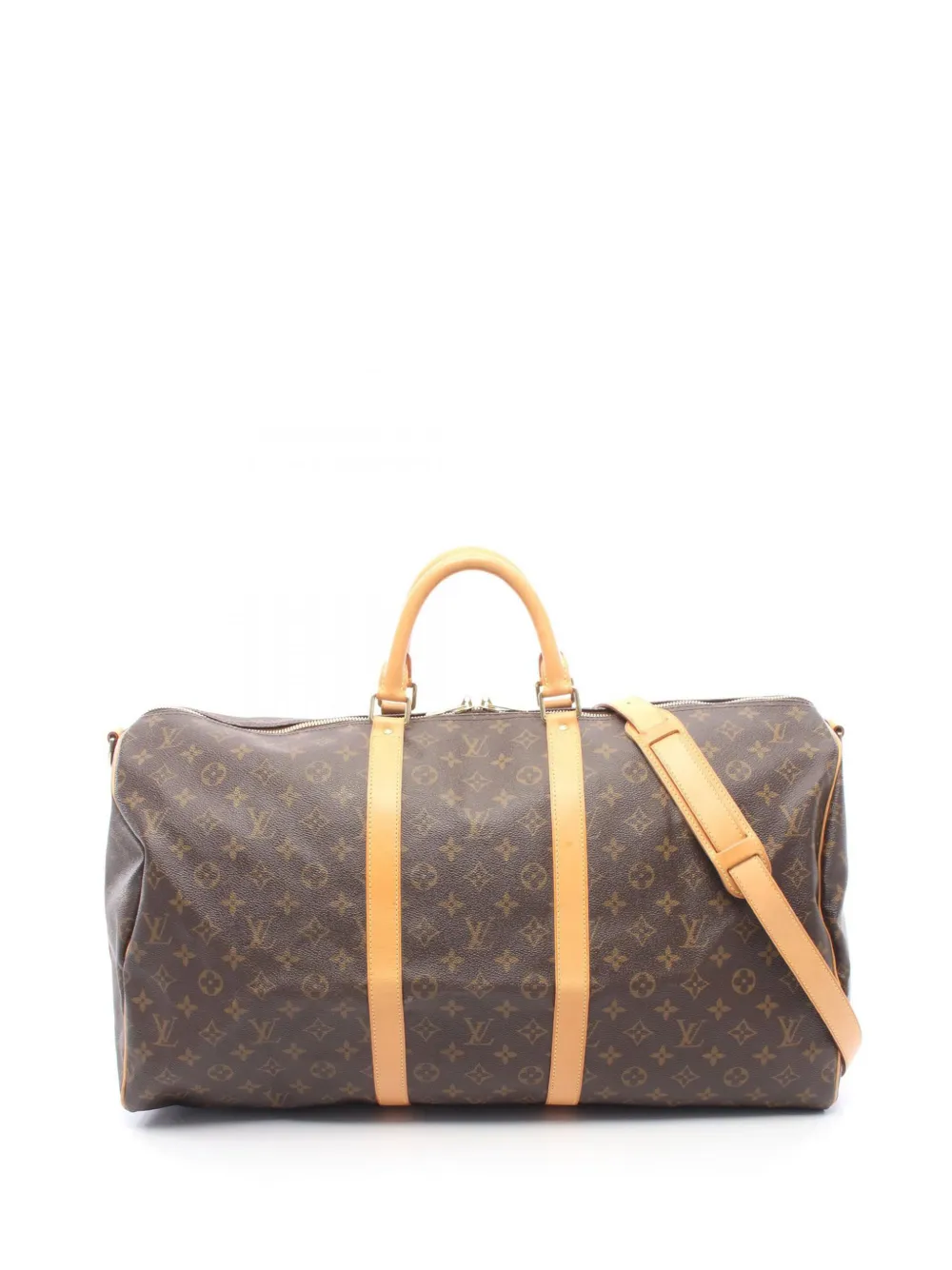 Louis Vuitton Pre-Owned 2009 Monogram Keepall 55 travel bag - Marrone