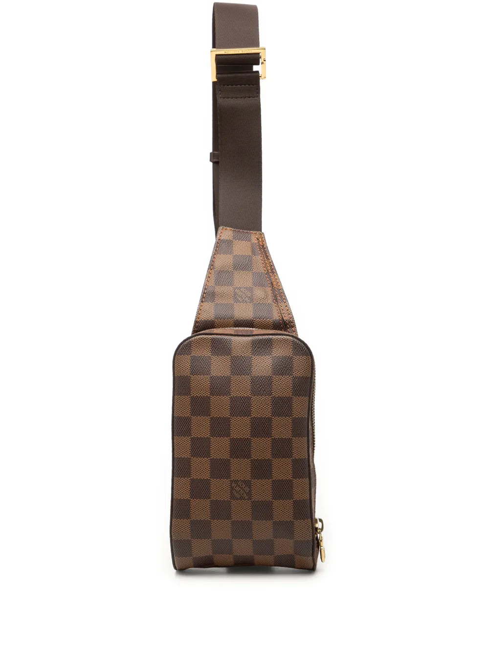 Louis Vuitton Pre-Owned 2008 Damier Ebene Geronimos crossbody bag - Braun
