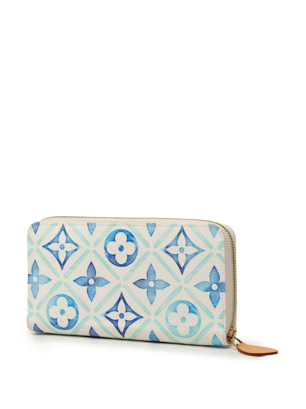 Louis Vuitton Pre-owned 2021-2026 Monogram By the Pool Zippy Wallet Long Wallets in Blue, view 2