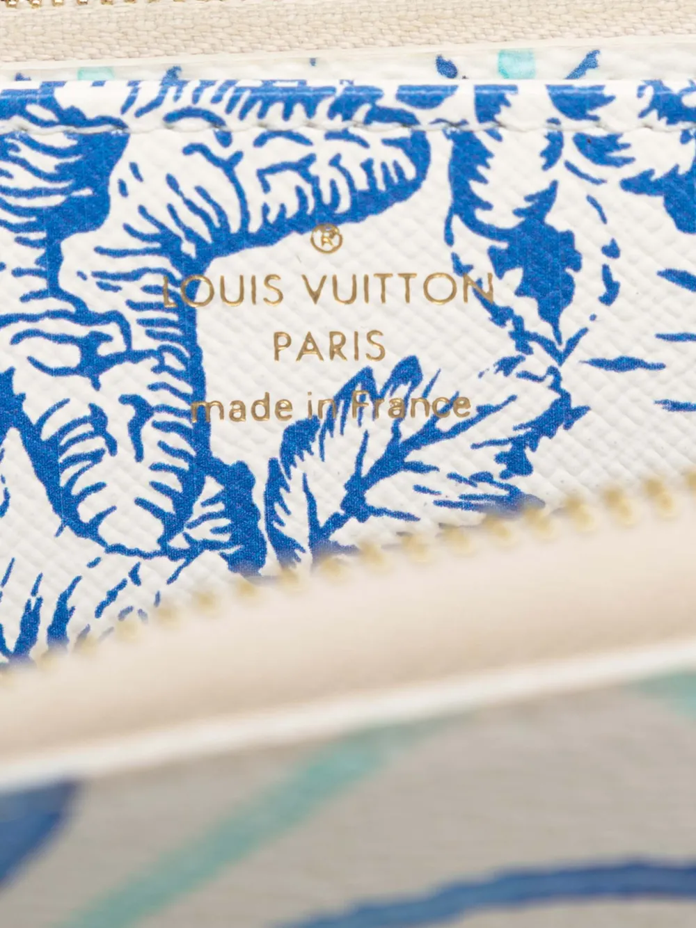 Louis Vuitton Pre-owned 2021-2026 Monogram By the Pool Zippy Wallet Long Wallets in Blue, view 5