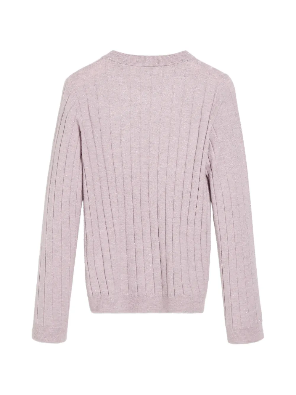 Brunello Cucinelli Kids Leichter Pullover aus funkelndem Kaschmir - Rosa