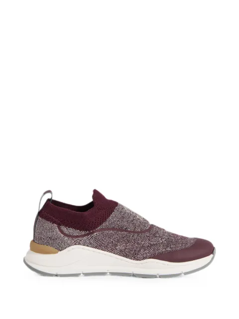 Brunello Cucinelli Kids tenis tejidos Techno