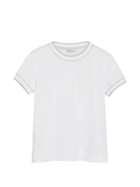 Brunello Cucinelli Kids cotton jersey T-shirt with logo