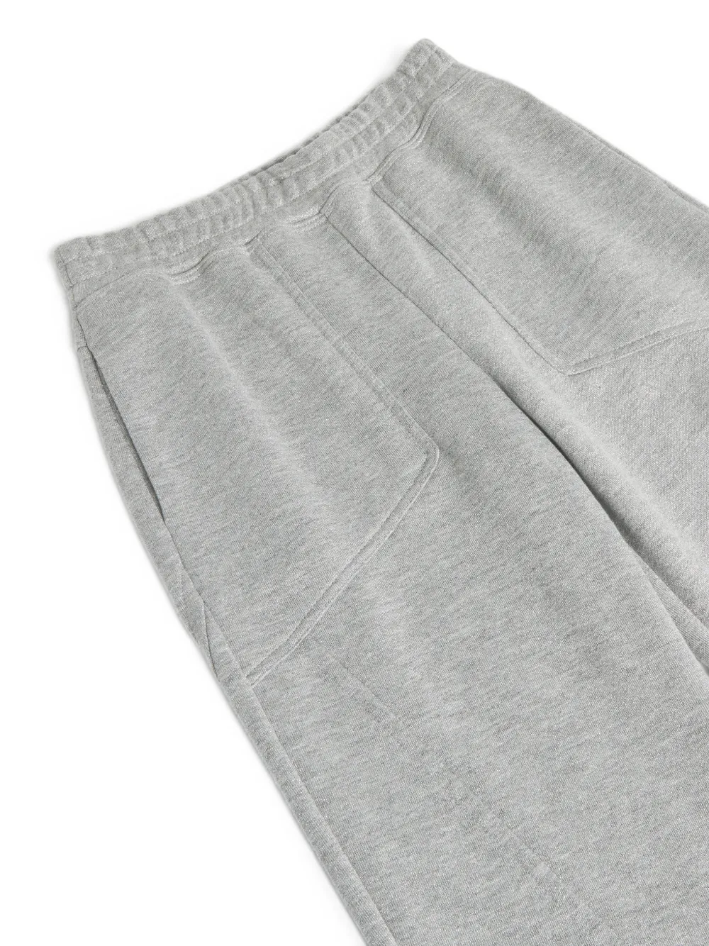 Brunello Cucinelli Kids Badstof katoenen trainingsbroek Grijs