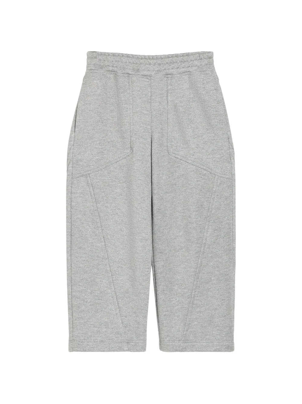 Brunello Cucinelli Kids Pantaloni sportivi in spugna - Grigio